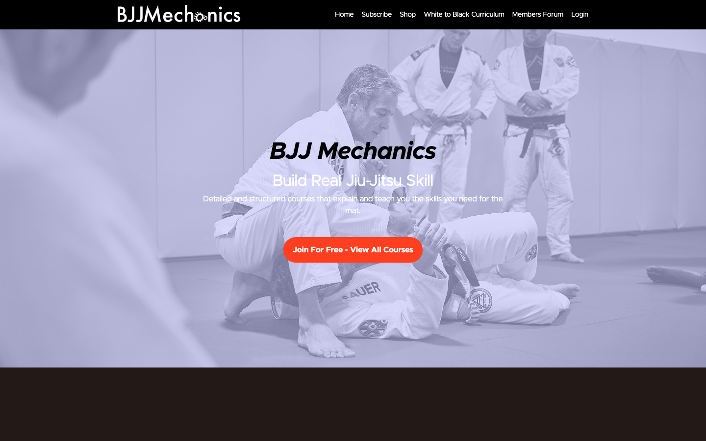 BJJMechanics.com: Pay-to-Own Video Streaming for Jiu-Jitsu